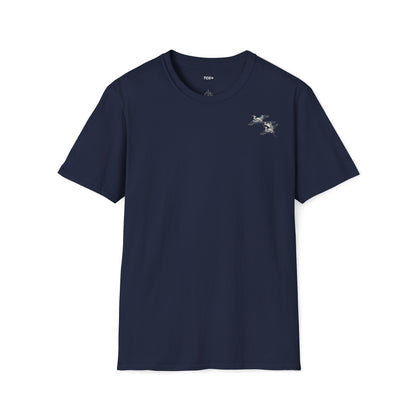 Herons Dancing in the Blue Sky • T-Shirt
