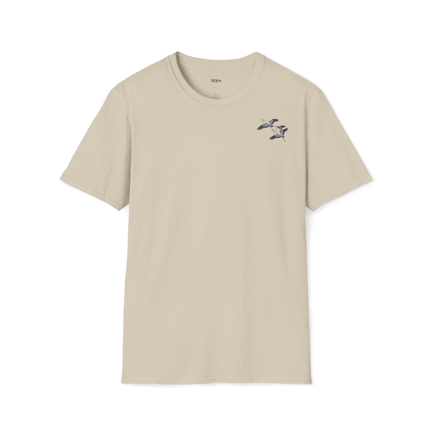 Herons Dancing in the Blue Sky • T-Shirt