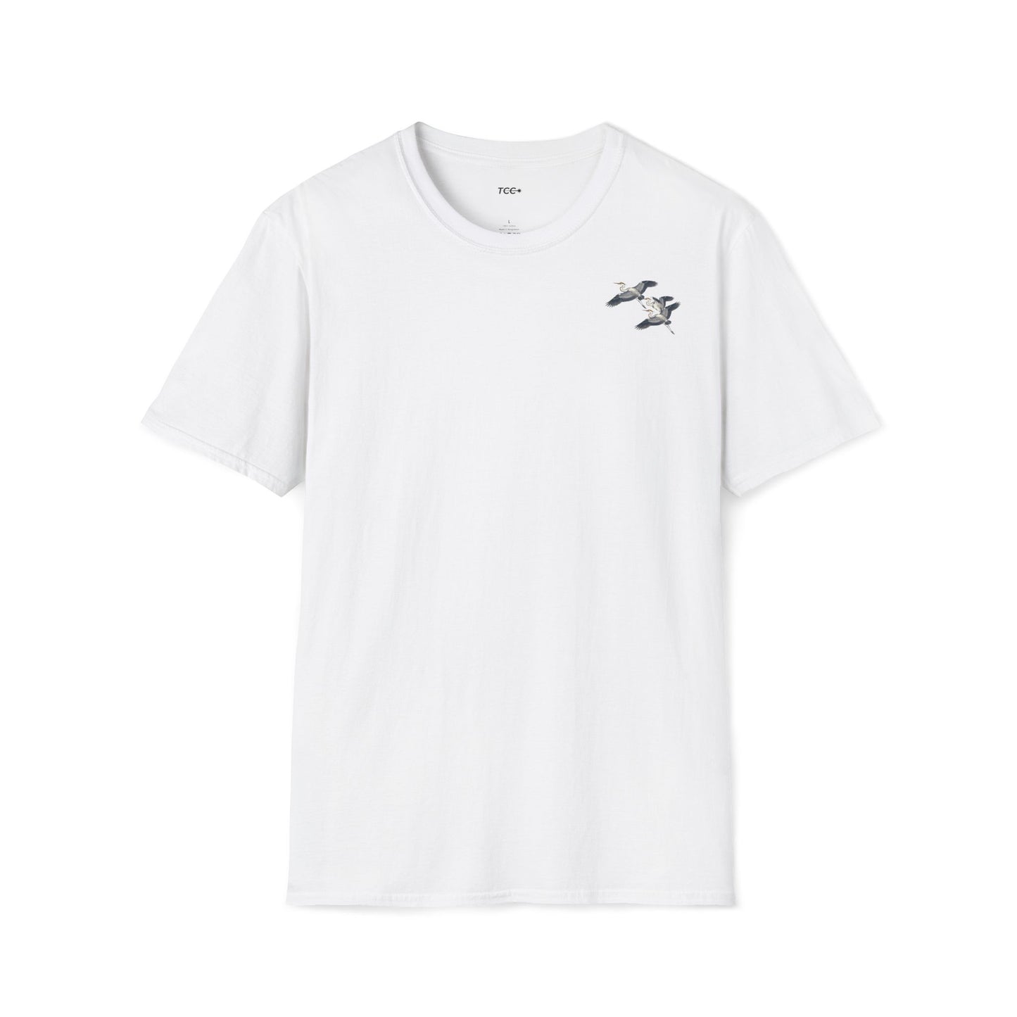 Herons Dancing in the Blue Sky • T-Shirt